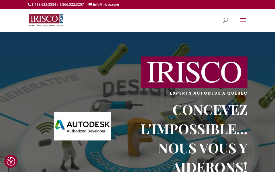 irisco.com screen capture