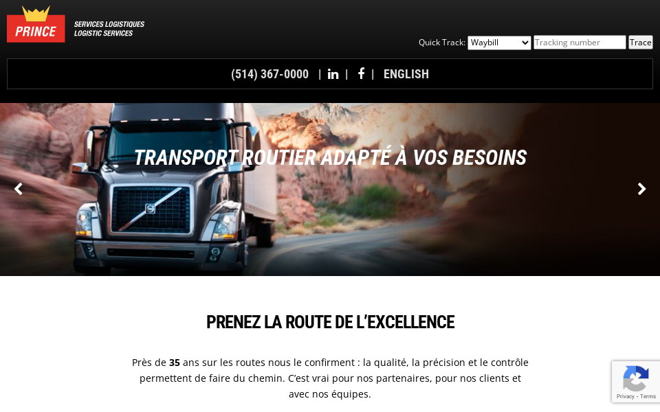 princelogisticservices.com/ screen capture