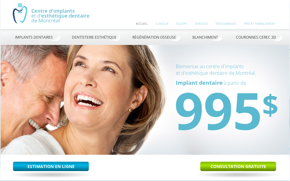 esthetiquedentaire.com/ screen capture