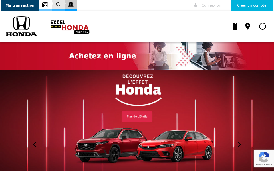 www.excelhonda.com screen capture