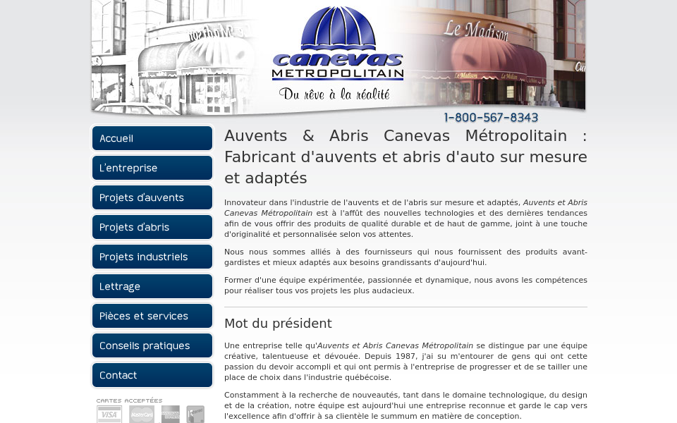 canevasmetropolitain.com/ screen capture
