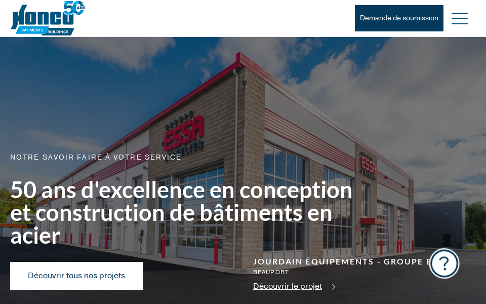 honcobuildings.com/ screen capture