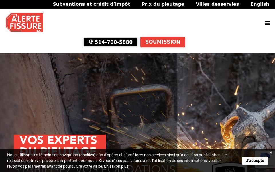 www.alertefissure.qc.ca/ screen capture