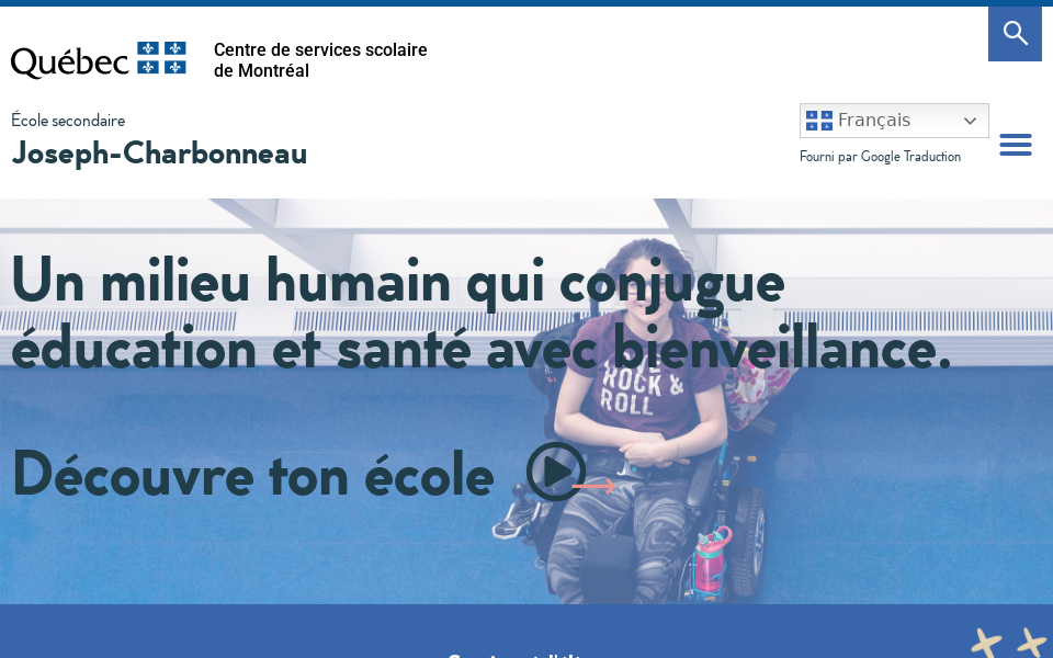 joseph-charbonneau.cssdm.gouv.qc.ca/ screen capture