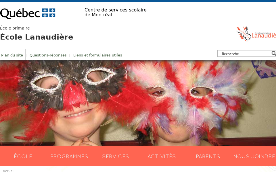 lanaudiere.cssdm.gouv.qc.ca/ screen capture