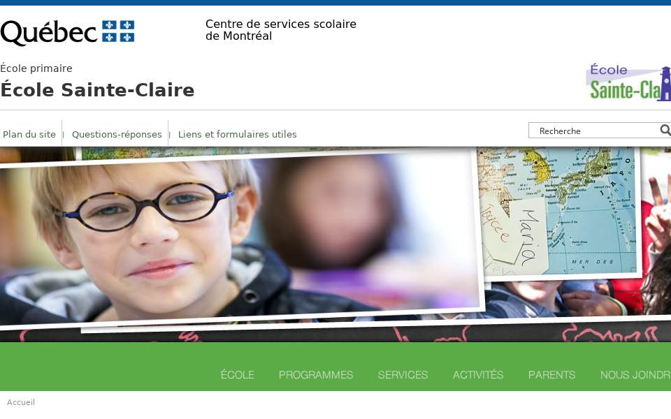 ste-claire.cssdm.gouv.qc.ca/ screen capture