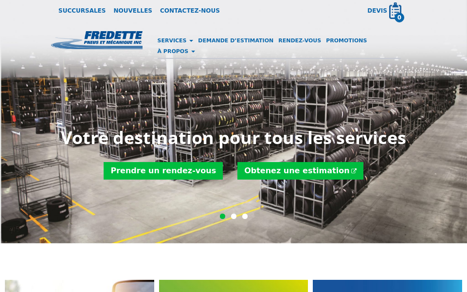 www.pneusfredette.com/ screen capture
