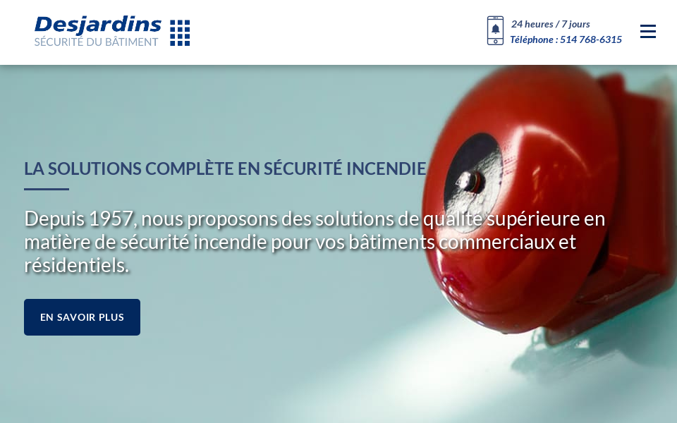 www.desjardinsalarmes.qc.ca/ screen capture