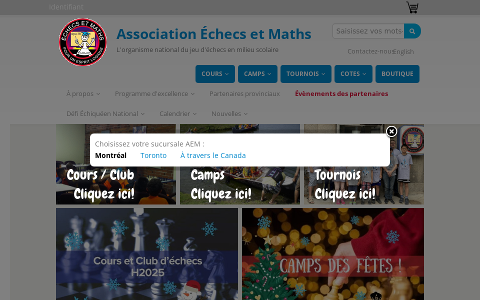 echecs.org/ screen capture