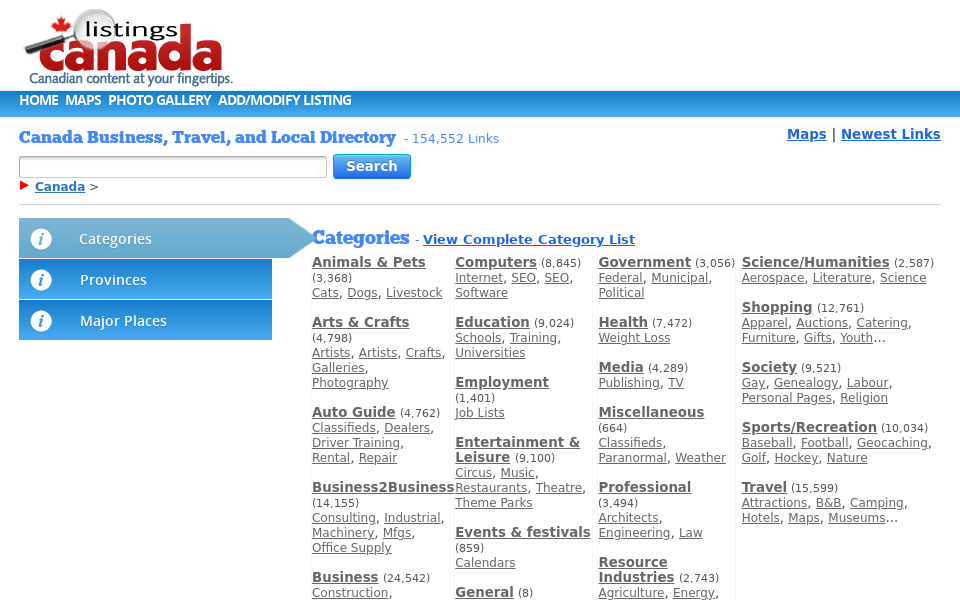 listingsca.com/ screen capture