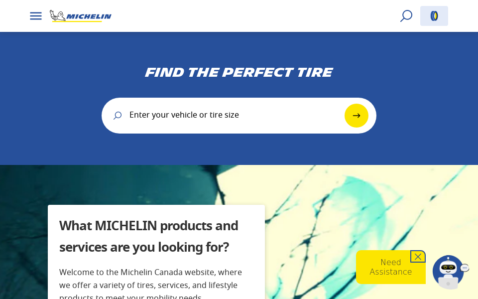 www.michelin.ca/ screen capture