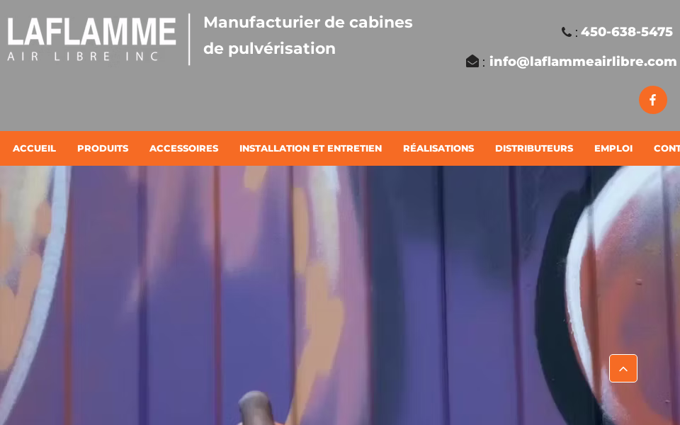 www.laflammeairlibre.com/ screen capture