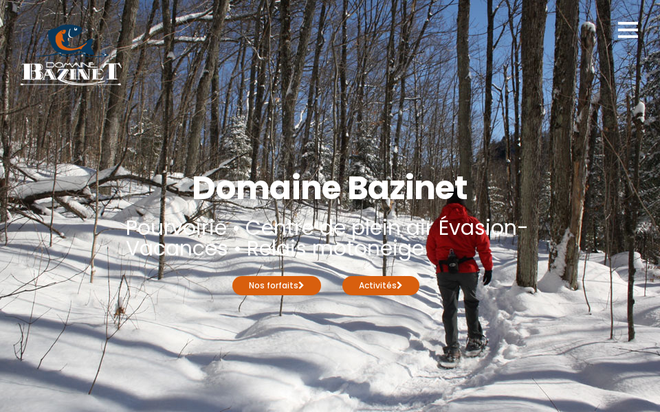 domainebazinet.com/ screen capture
