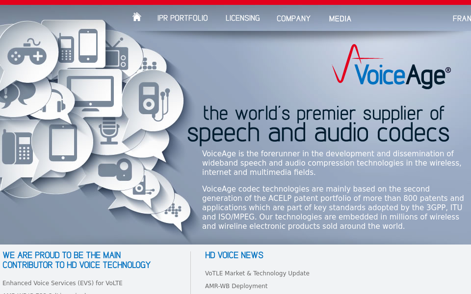 voiceage.com/ screen capture